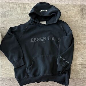 Essentials Black Hoodie